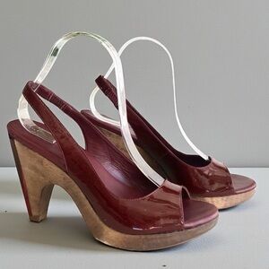 Kenneth Cole NY Burgundy Heels